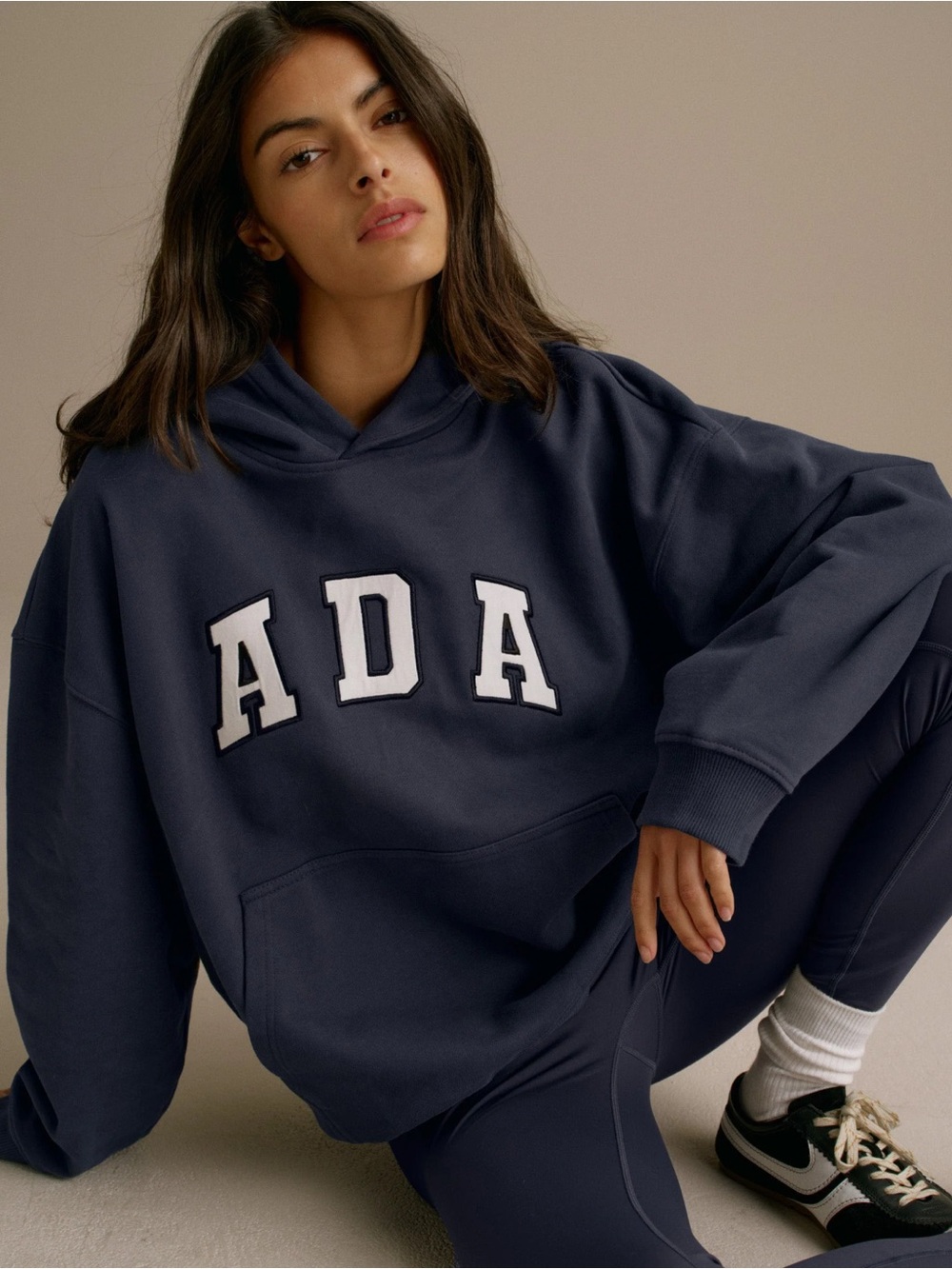 ADA Oversized Hoodie - Midnight Blue
